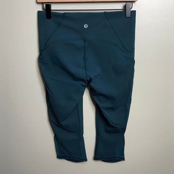 Lululemon Train Times Cropped Leggings Women's Size 8 - Picture 2 of 5